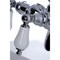 Kingston Brass CC616T1 Clawfoot Tub Faucet with Hand Shower, Polished Chrome CC616T1 - alternate 4